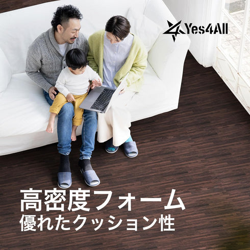Yes4All EVA Interlocking Mats, Puzzle Floor Tiles, Foam Floor Padding with Border for Furniture, Home Space, Living