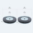 6inch Bench Wire Wheel Brush Set for Rust, Burr, Paint, and Corrosion Removal, 4 Pieces