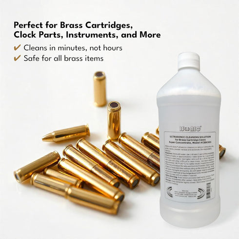 iSonic Ultrasonic Brass Cleaning Solution - Super Concentrate, 1Qt Bottle