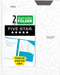 Five Star 2-Pocket Folder - Plastic Folder with Stay-Put Tabs, Holds 8-1/2" x 11" Paper, White