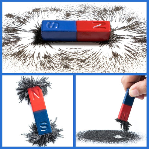 Magnetic Sand, Iron Filings, Iron Powder Filings for Magnet Education and School Experiments