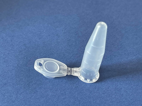 1.5ml Microcentrifuge Tubes, Transparent, 500 Pcs/Bag, Bag-Packed