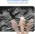 Gaming Mouse Pad - Large 31.5 x 11.8 in Black and White with Non-Slip Rubber Base and Stitching Edges