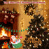 33FT 100LED 8 Christmas Lights Indoor, Globe String Lights for Bedroom Modes with Remote, Outdoor Hanging Fairy Lights