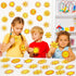 gisgfim 84 Pcs Sun Cutouts, 12 Designs Bulletin Board Cut Outs for Happy Sun Classroom Cut-Outs Spring Summer Party