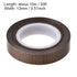 uxcell High Temperature Heat Transfer Tape PTFE Film Adhesive Tape 13mm Width 10m 33ft Long Brown
