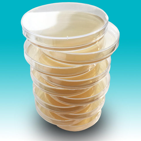 15 Tryptic Soy Agar (TSA) Plates by Evviva Sciences - Prepoured TSA Petri Dishes - Excellent Product and Performance