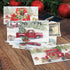 Set 6 (3 3 5/8" 7" Red Truck Puppy Cash Christmas Card Holders by Susan Winget, of Holiday Money Cards Designs), x