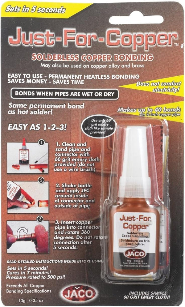 Just For Copper 2" Dia Copper Bonding - Makes Up To 40 Welds