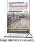 Marketing Holders ChefLand 4"W 6"H Pack 12 Countertop Marketing Holders x Literature Flyer Frame Of Letter Notice Menu