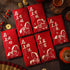 BHCCYS 2026- Set 24 6 17x9cm Year of the Horse Red Envelopes of Premium Lucky Money Envelopes with Elegant Designs
