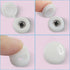 Zorveiio 100 Pcs Hinged Screw Cover Caps Plastic Shutter Caps Small Snap Covers, Hinged Washer Flip(Small,White)