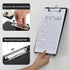 Mr. Pen Plastic Clipboard, Letter Size, Black, Low-Profile Metal Clip with Retractable Hanging Hole, Back to School