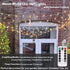 echsoari Battery Operated Net Lights, 100 LED Fairy Lights with Remote Timer for Party Decor