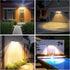 2 Pack 3 36 6500K Clip On Solar Motion Lights Outdoor, Modes Fence Lights Solar Powered, LEDs Waterproof, Portable