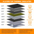 Noiposi Document Organizer, 5200? Heat Insulated Waterproof Fireproof Document Box, Portable Safe Storage for Important