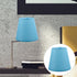 CTIRCHIU Fabric Lamp Shade Clip-On for Table Lamps and Floor Lights, Small Light Blue Fabric Lampshade Replacement