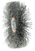 Weiler 17616 3" Narrow Face Crimped Wire Wheel, .0118" Steel Fill, 1/4" Stem, Stem-Mounted, Made in the USA