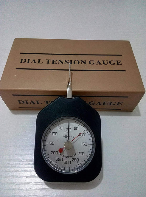 Dial Tension Gauge Meter Tester, Force Meter Transverse Tension Meter with Unit G 300G for Equipment Testing