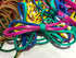 Rubber Bands Assorted Dimensions (#64+#33+#16+#117b), 1/4 lb, Colorful Non-Latex Bulk Rubber Bands