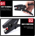 Wire Stripper Tool - knoweasy 2 in 1 Wire Stripping Tool with Cutter for 32 to 7 AWG