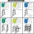Performore 3 Tier Paper Tray Organizer for Desk, Black Stackable Metal Mesh Letter Trays for Document Storage
