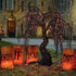 YULETIME 200 Orange String Lights with Black Wire, 2 Sets of 33 ft 100 Count UL Certified Christmas String Lights