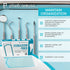 200 7.5 13 X Self Sealing Sterilization Pouches - Autoclave Sterilizer Bags Pouch for Sterilizing Dental Medical