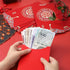 Xelsluthe 12PCS Packets Chinese Red Envelopes Gift Envelopes for Cash Wedding Lucky Money Envelope of Chinese Xi