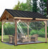 TBXWLRF Clear Tarp - Heavy Duty Waterproof - with Grommets Small Tarp, 6x12ft