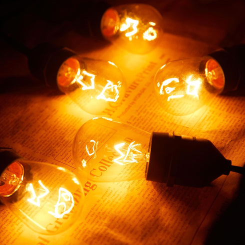 20Pack S14 Bulbs 11 Bulbs E26 Commercial Minetom Replacement Light - Watt Warm Incandescent Edison Light with Medium