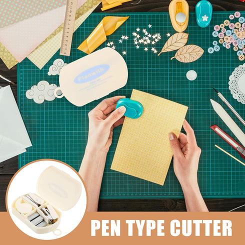 Staplers for Desk Mini Stapler Set, 3 in 1 Desktop Accessory Kits, Hole Punch, Tape Dispenser for Office Home