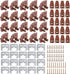 Seweder 20PCS Drawer Slide Track Guide Glide with Drawer Guide Metal Backing and