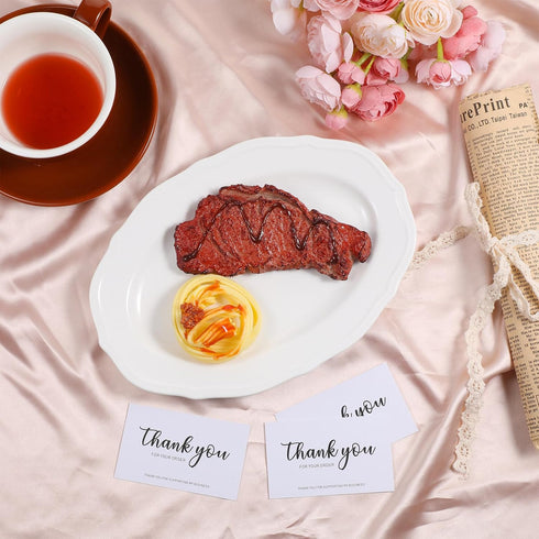 FdcLixuvol 100Pcs 3.5 2 Inch Thank You for Your Order Cards, x Mini Thank You for Your Order Cards for Small Business