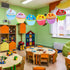 Blulu 12 Pcs Colorful Cupcake Cutouts, Birthday Classroom Bulletin Board Decorations, 9.6 x 11.6 Inches