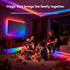 Dimmable 16.4ft AI Voice Activated Led Lights Strip, Indoor Kids Bedroom Night Lighting RGB IC, Multiple Color Changing