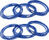 Set 6 13 33 Trash Can Rubber Bands of - Elastic Garbage Can Bands with Metal Connector, Fits to Gallon Trash Bags