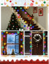 G40 50Ft 27 Bulbs, LED Globe Christmas String Lights, Multicolor Christmas Decorations Lights Shatterproof with LED