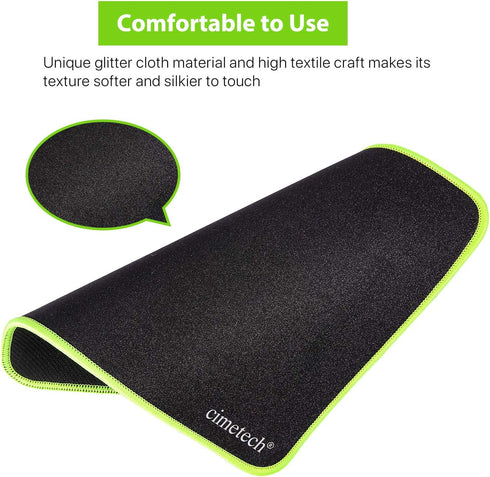 cimetech 119 inch Mouse Pad, Gaming Mouse Pads for Desk, Soft and Thick Mousepad for Gamer, Office & Home - Coarse