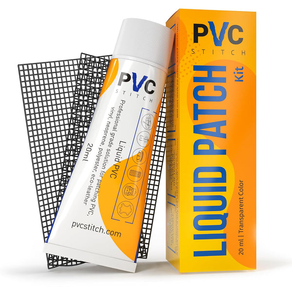 PVC Stitch Heavy Duty Repair Kit for Air Mattresses, Waterbeds, Hot Tubs, Pools, Bouncy Houses, and More