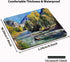 Wknoon Summer Natural Landscape Mountains of Colorado with Forest and River Foliage Idyllic Photo Mouse Pad