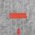 8'' Patterned Paint Roller for Wall Decoration, Classic Brick Embossing Texture Rubber Tool for DIY Art