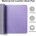 Leather Desk Pad Protector, Non-Slip PU Leather Blotter, Waterproof Writing Pad for Office Home (23.6" x 13.7",