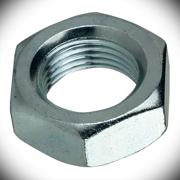 Nuts by S.S. 5/16"-18 Thin Hex Jam Nuts Metric Hardware Fastener Kit Grade 2 Steel