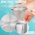 Ultrasonic Cleaner Baskets - Stainless Steel Small Holder with Lock and Hook for Jewelry Steam Cleaner (6 Pieces)