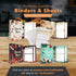 Full Size 8.5x11'' Pack of 25 Recipe Sheet Protectors for Recipe Binder, Clear Plastic Sleeves