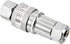 PATIKIL Hydraulic Quick Connect Coupler Set - Carbon Steel G1/4 Female Pipe Fitting Plug Adapter