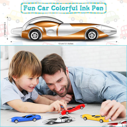 Zonon 24 Pieces Car Pens and Novelty Tool Ballpoint Pens Colorful Ink Pens Cool Fun Writing Ballpoint Pens Back to School Office Stationary Supplies for Kids Student Adults by Zonon