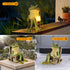 Miniature Frog Garden Statue, Halloween Decorations, Solar Garden Frog Decor for Patio, Yard, Lawn Ornament