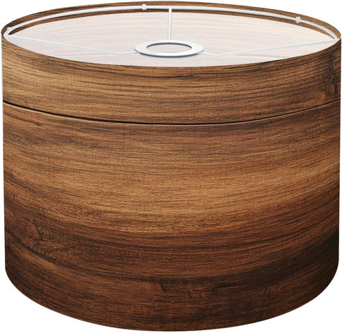 RAINFALLARING LampShade 1Pack Wooden Wood Texture Brown wood texture coming from natural tree